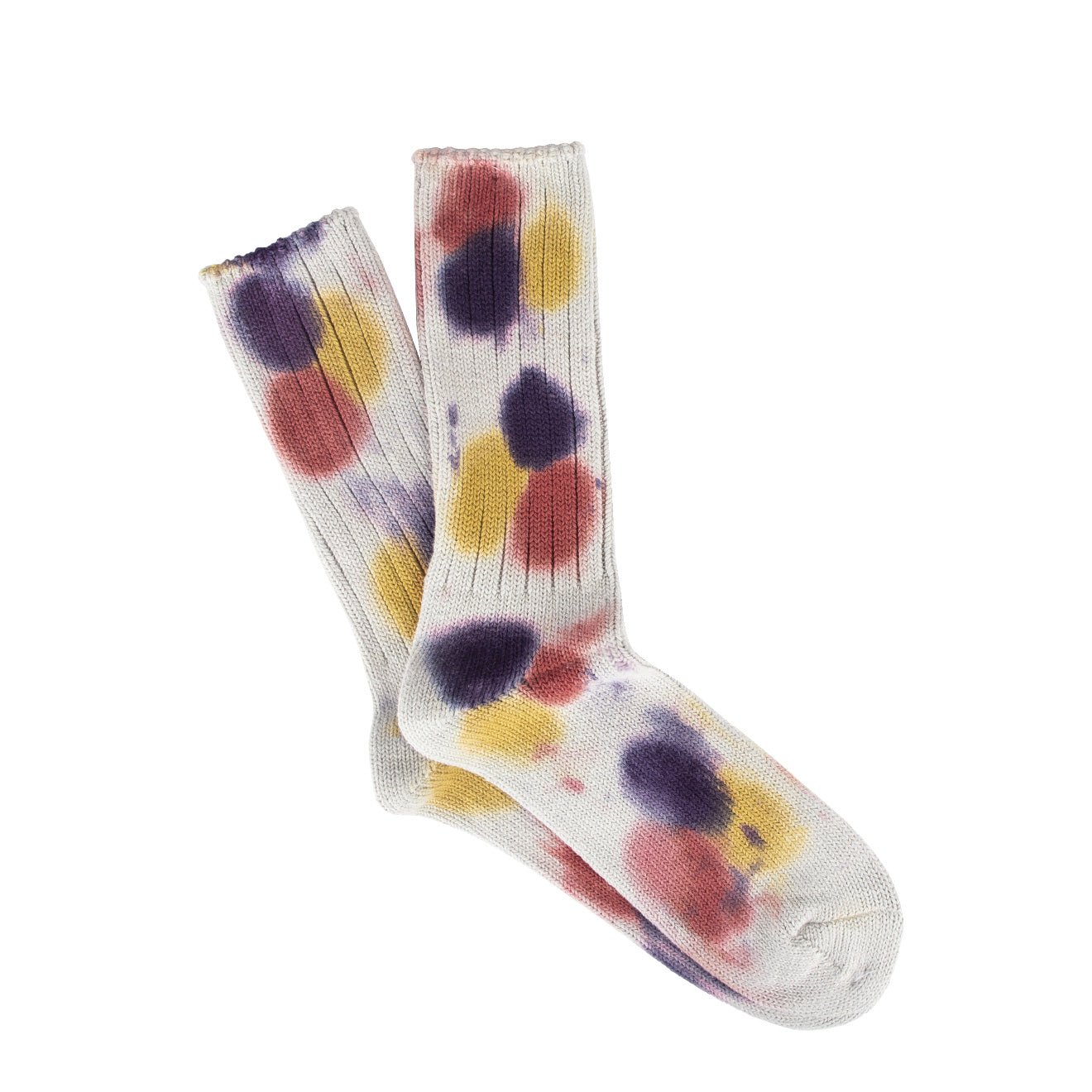 Anonymous Ism Scatter Dye Crew Socks Violet - The Sporting Lodge