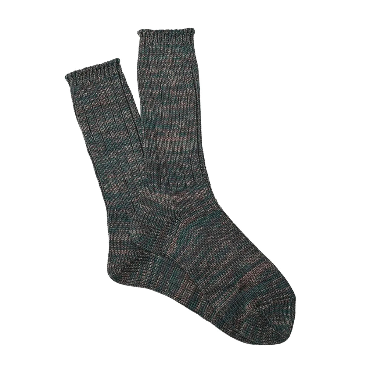 Anonymous Ism 5 Colour Mix Crew Socks Army