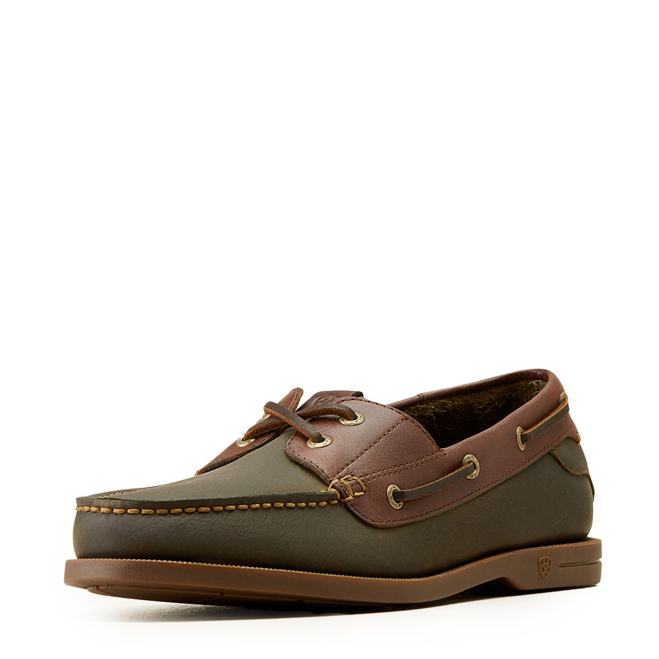 Ariat Antigua Boat Shoe Olive Night - The Sporting Lodge