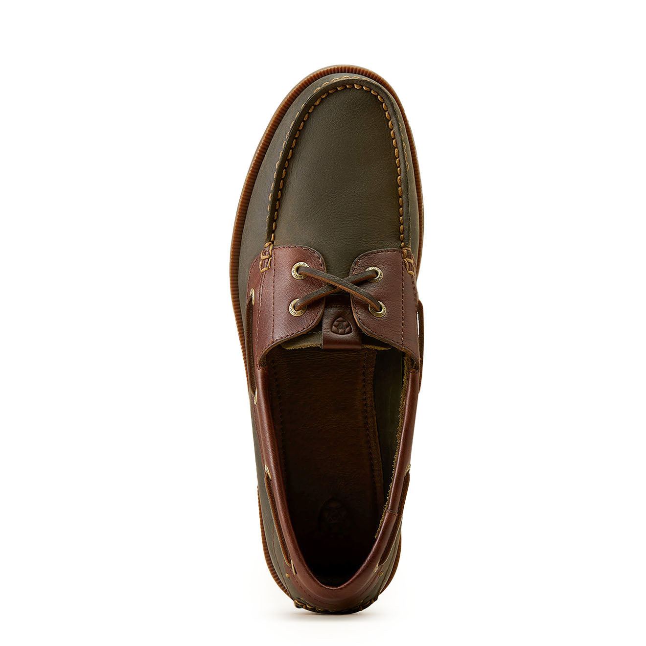 Ariat Antigua Boat Shoe Olive Night - The Sporting Lodge