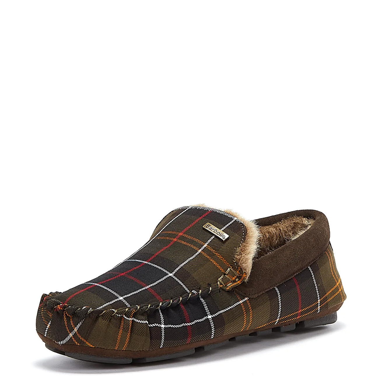Barbour Monty Slippers Recycled Classic Tartan - The Sporting Lodge
