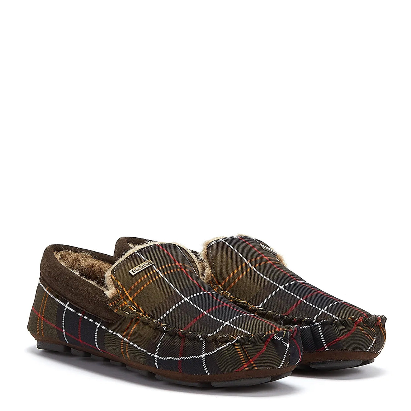 Barbour Monty Slippers Recycled Classic Tartan - The Sporting Lodge