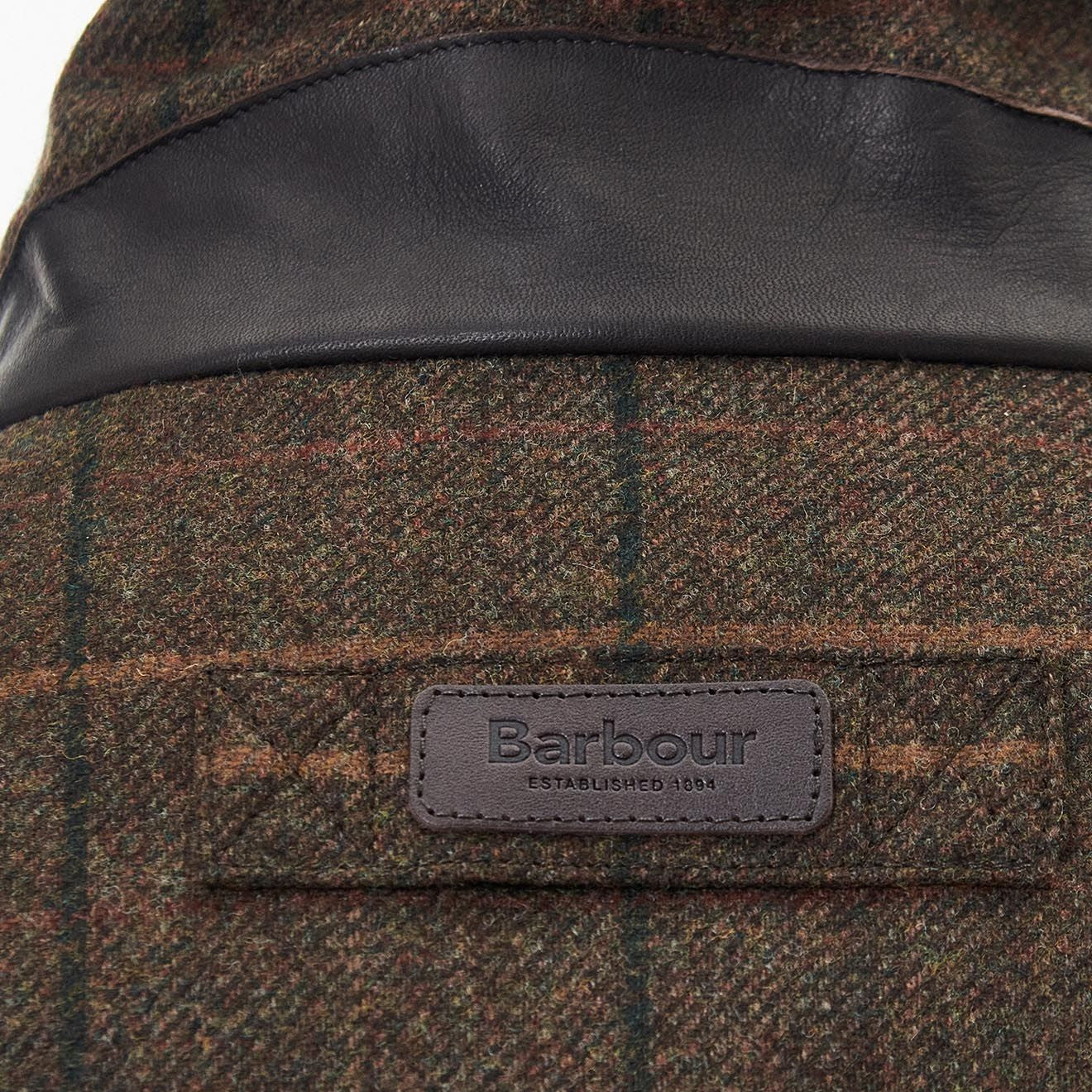 Barbour Wool Beaconsfield Jacket Burnhill Brown Check-4