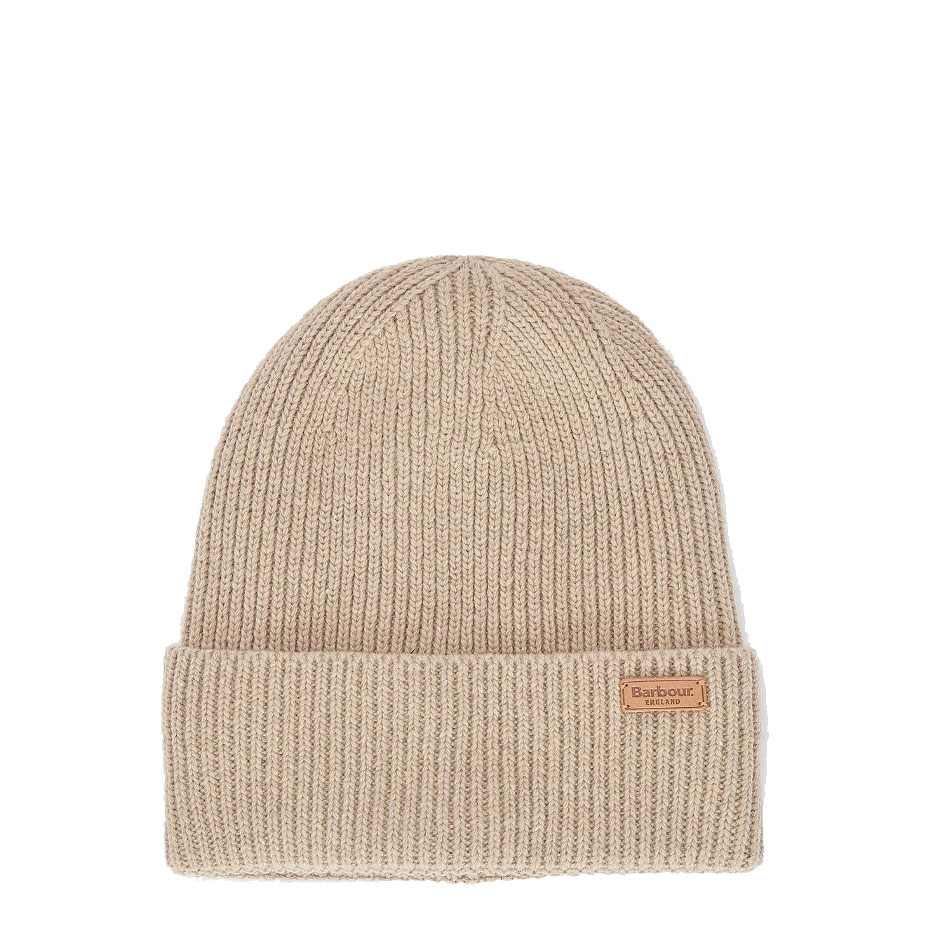 Barbour Amble Beanie Hat White Pepper - The Sporting Lodge