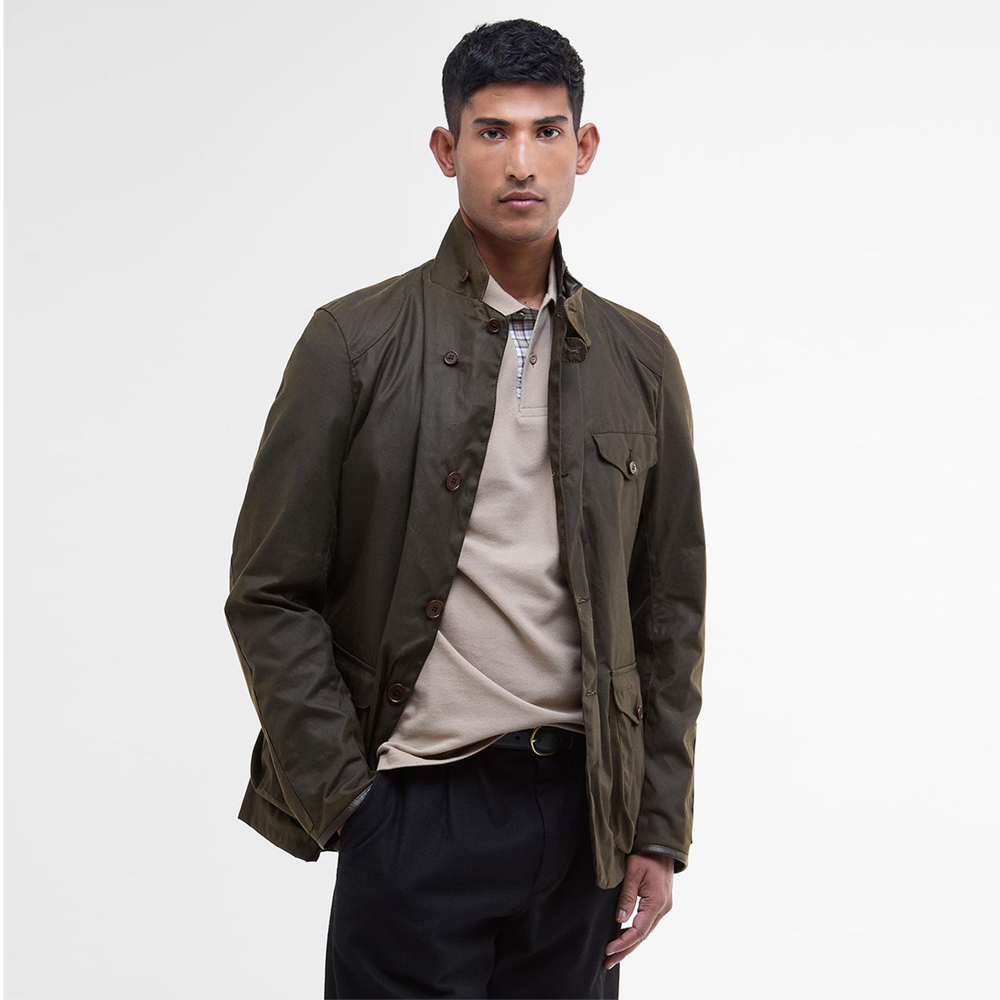 Barbour Beacon Sports Jacket Olive - The Sporting Lodge