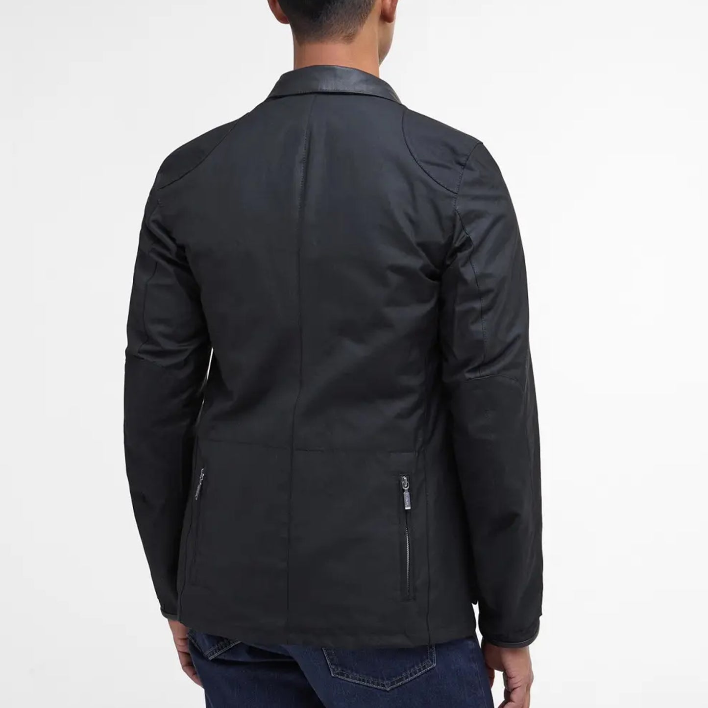 Barbour Beacon Sports Wax Jacket Black - The Sporting Lodge