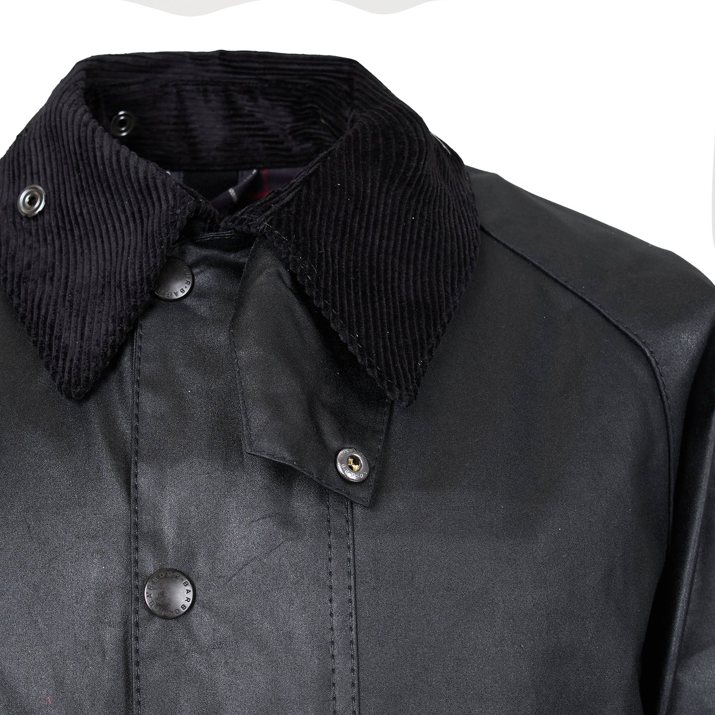 Barbour Beaufort Wax Jacket Black - The Sporting Lodge