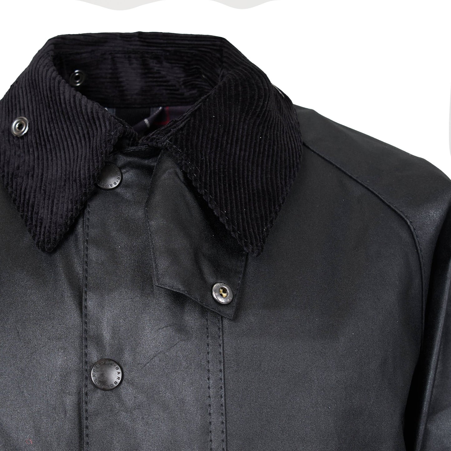 Barbour Beaufort Wax Jacket Black - The Sporting Lodge