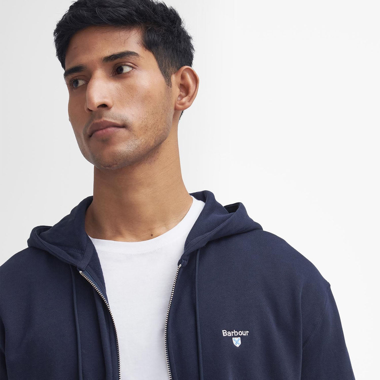 Barbour Beckhill Hoodie Navy - The Sporting Lodge