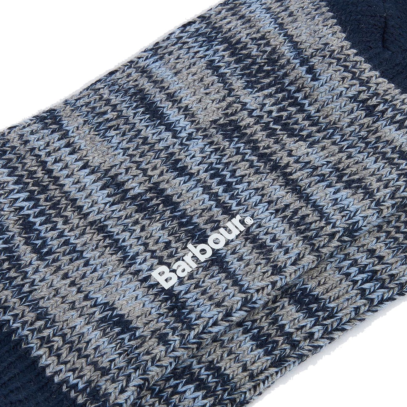 Barbour Bedrock Boot Sock Navy Mix - The Sporting Lodge