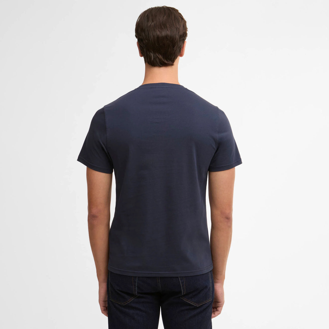 Barbour Berwick Tartan T-Shirt Navy
