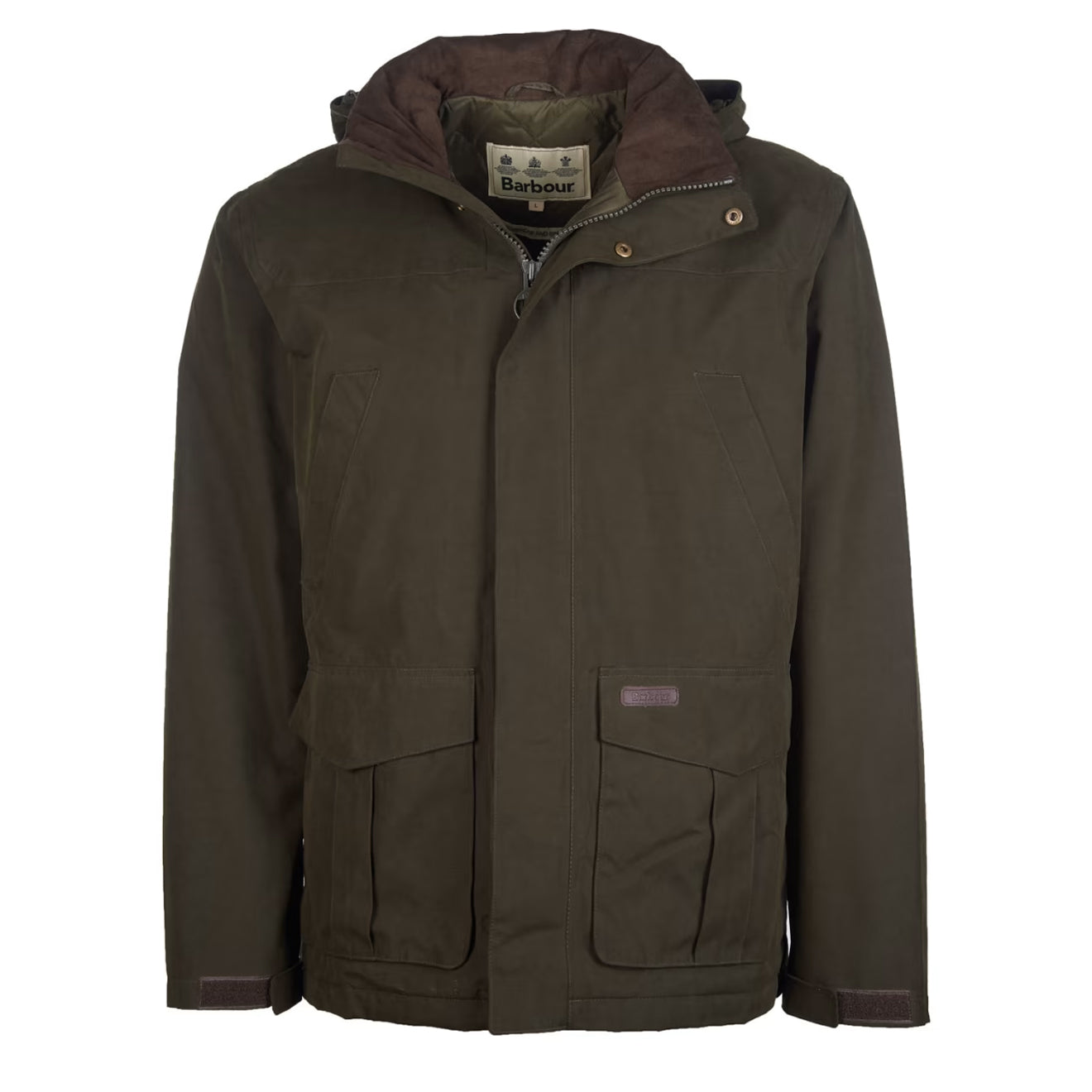 Barbour Brockstone Jacket Dark Olive - The Sporting Lodge