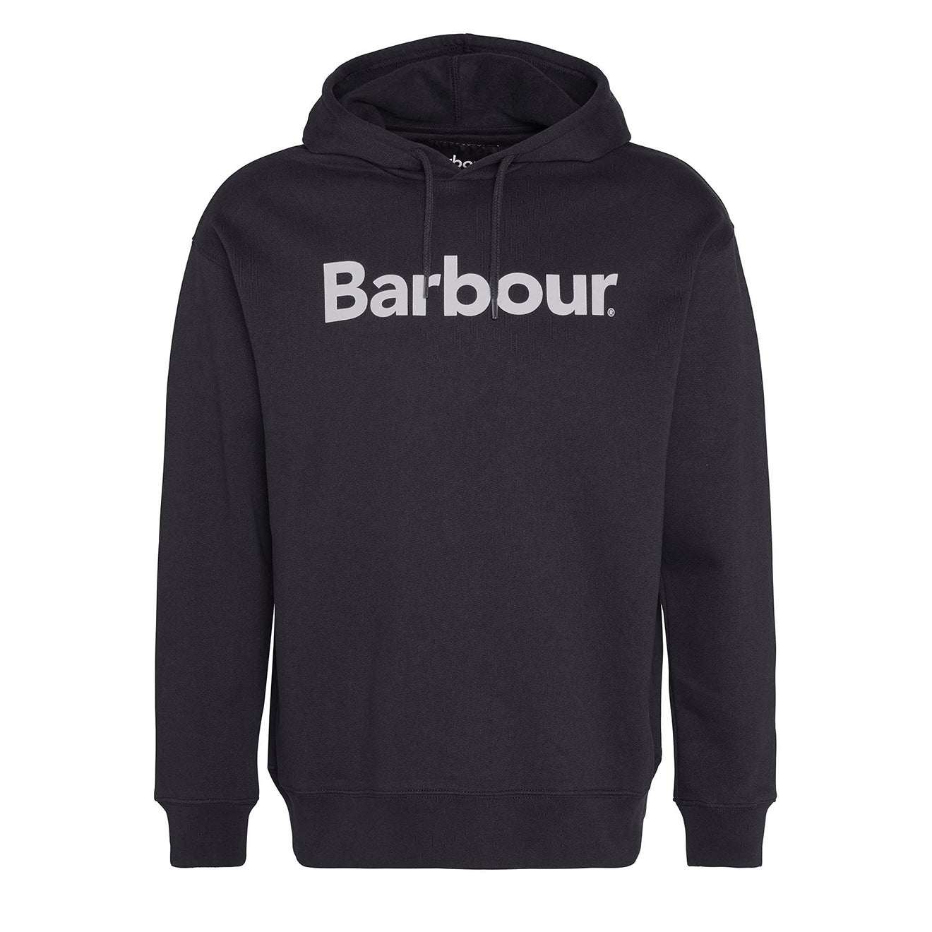 Barbour Brushed Nicholas OS Hoodie Black - The Sporting Lodge