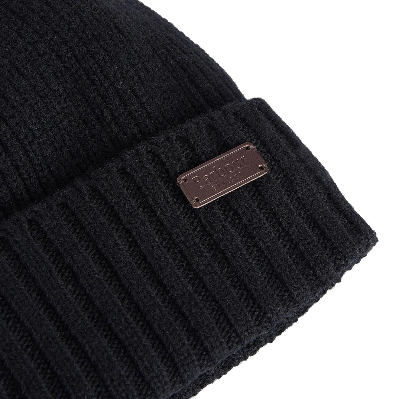 Barbour Carlton Beanie Hat Black - The Sporting Lodge