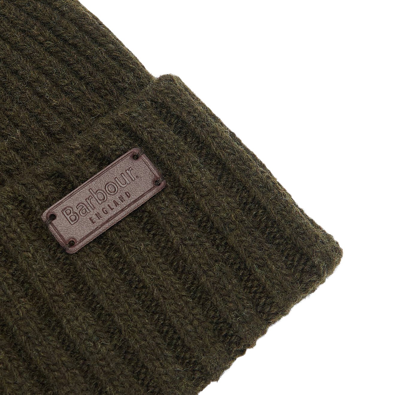 Barbour Carlton Beanie Hat Dark Green - The Sporting Lodge