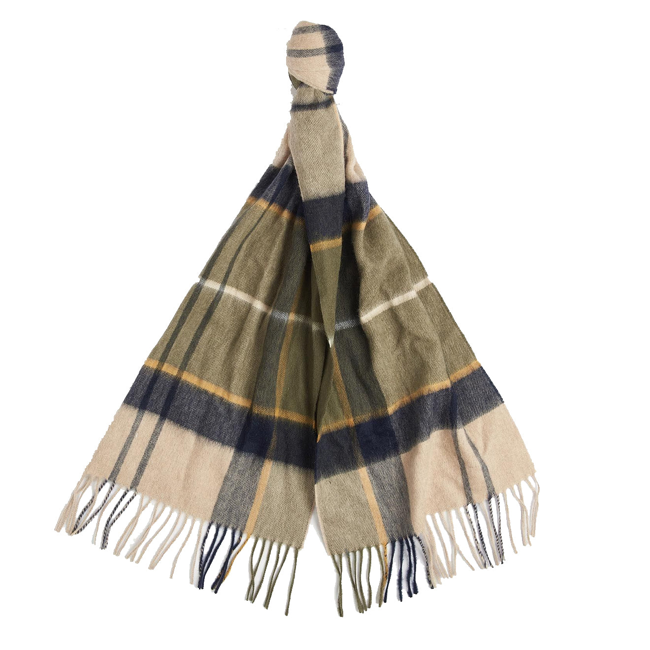 Barbour Carrbridge Tartan Scarf Forest Mist Tartan - The Sporting Lodge