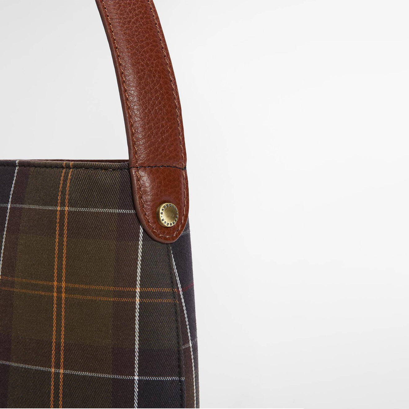 Barbour Cedar Tartan Bucket Bag Classic Tartan