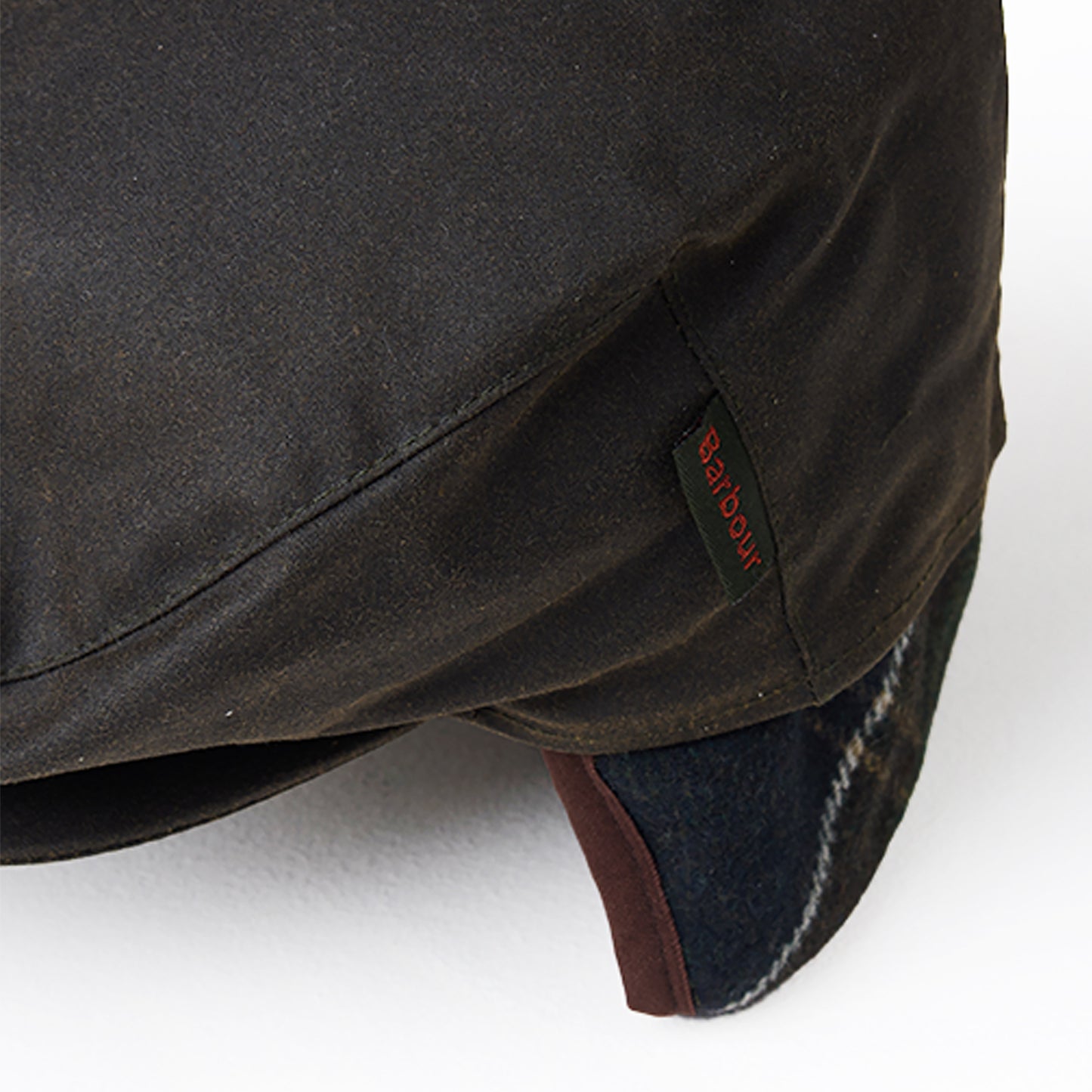 Barbour Cheviot Tartan Cap Olive - The Sporting Lodge