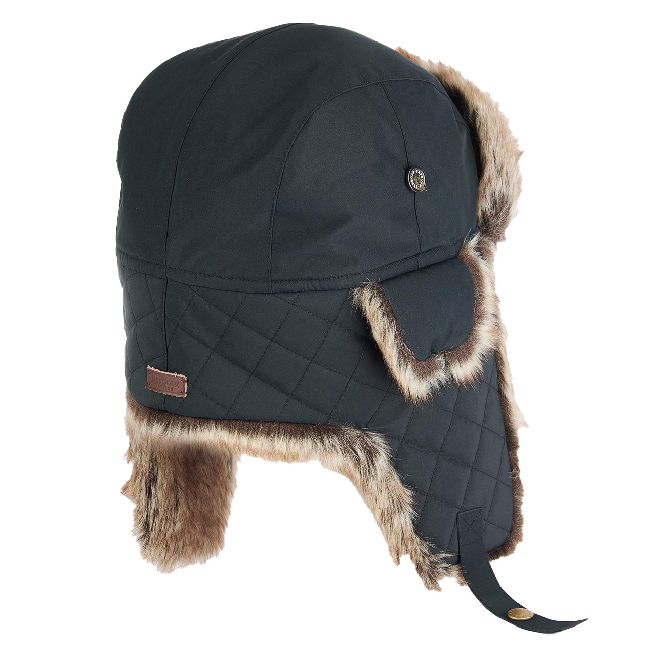 Barbour Cleadon Trapper Black - The Sporting Lodge