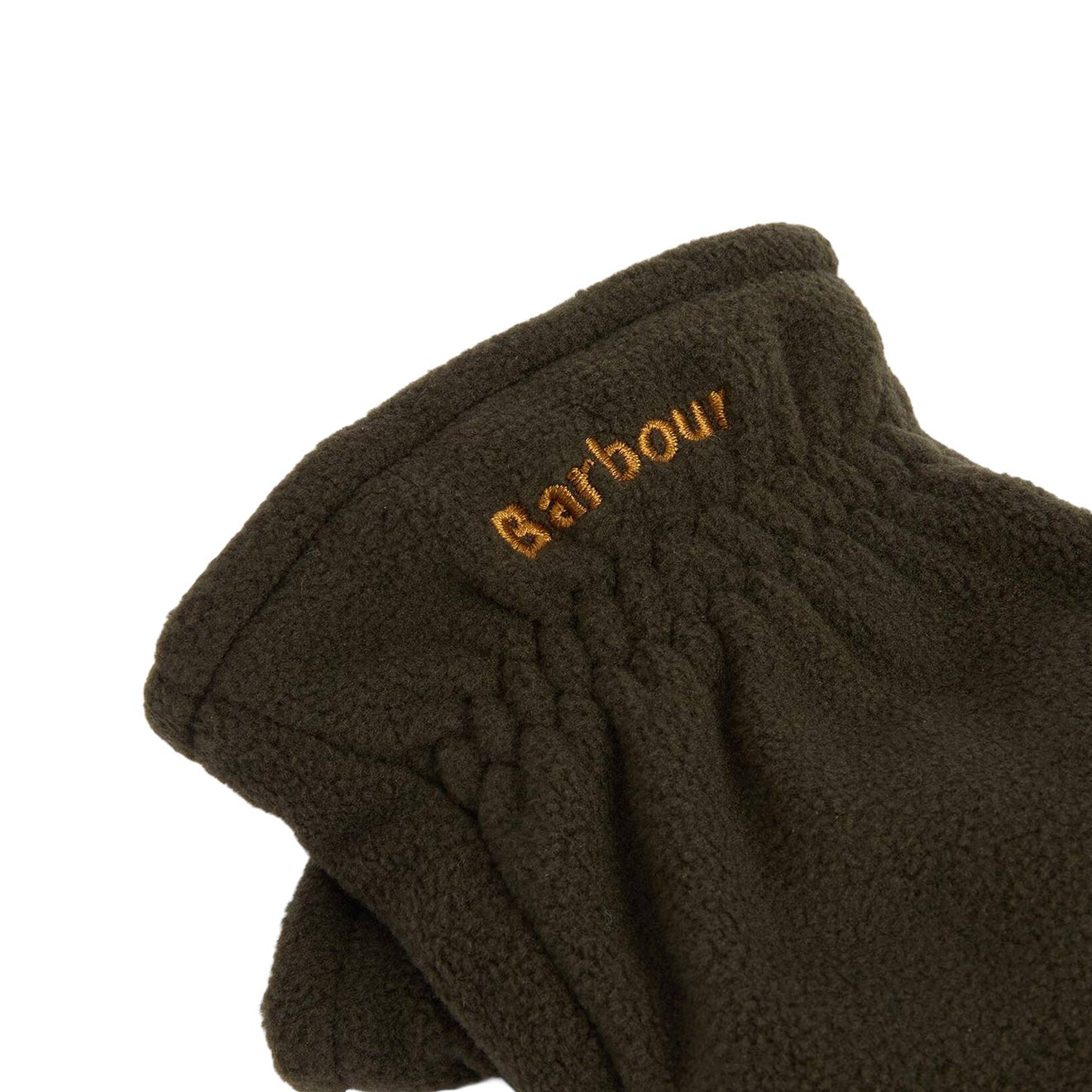 Barbour Coalford Fleece Gloves Dark Olive - The Sporting Lodge