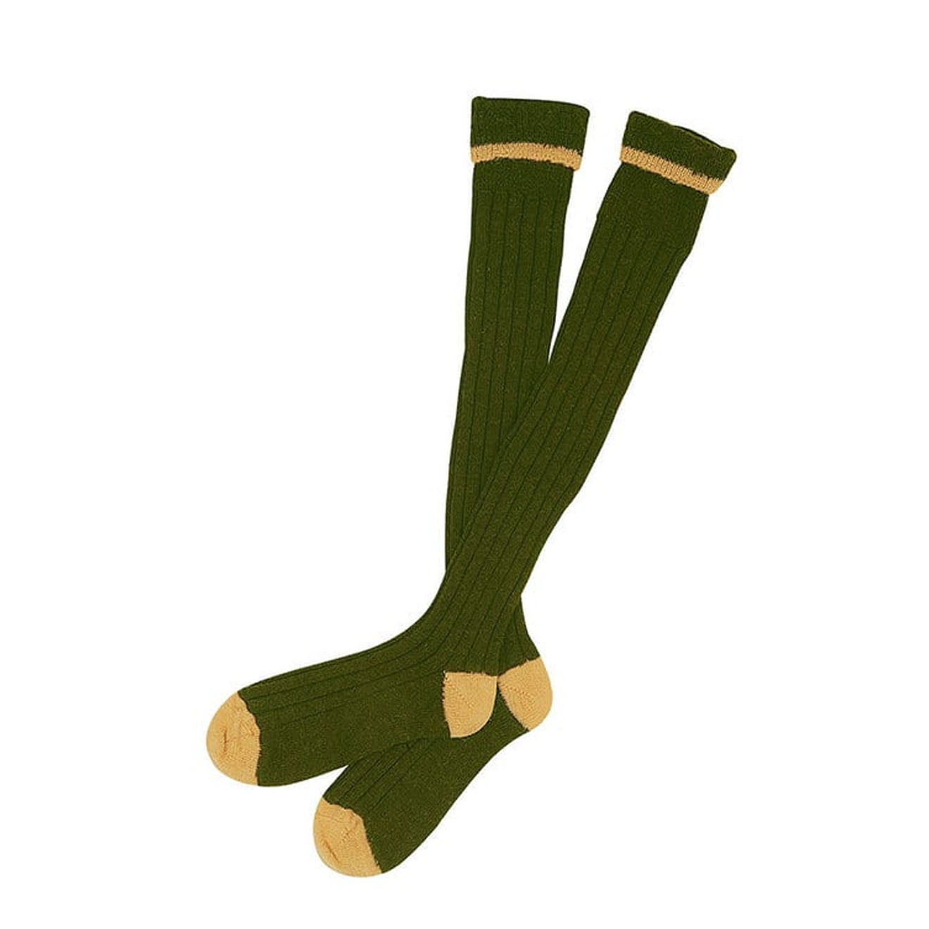 Barbour Contrast Gun Sock Olive / Gold - The Sporting Lodge