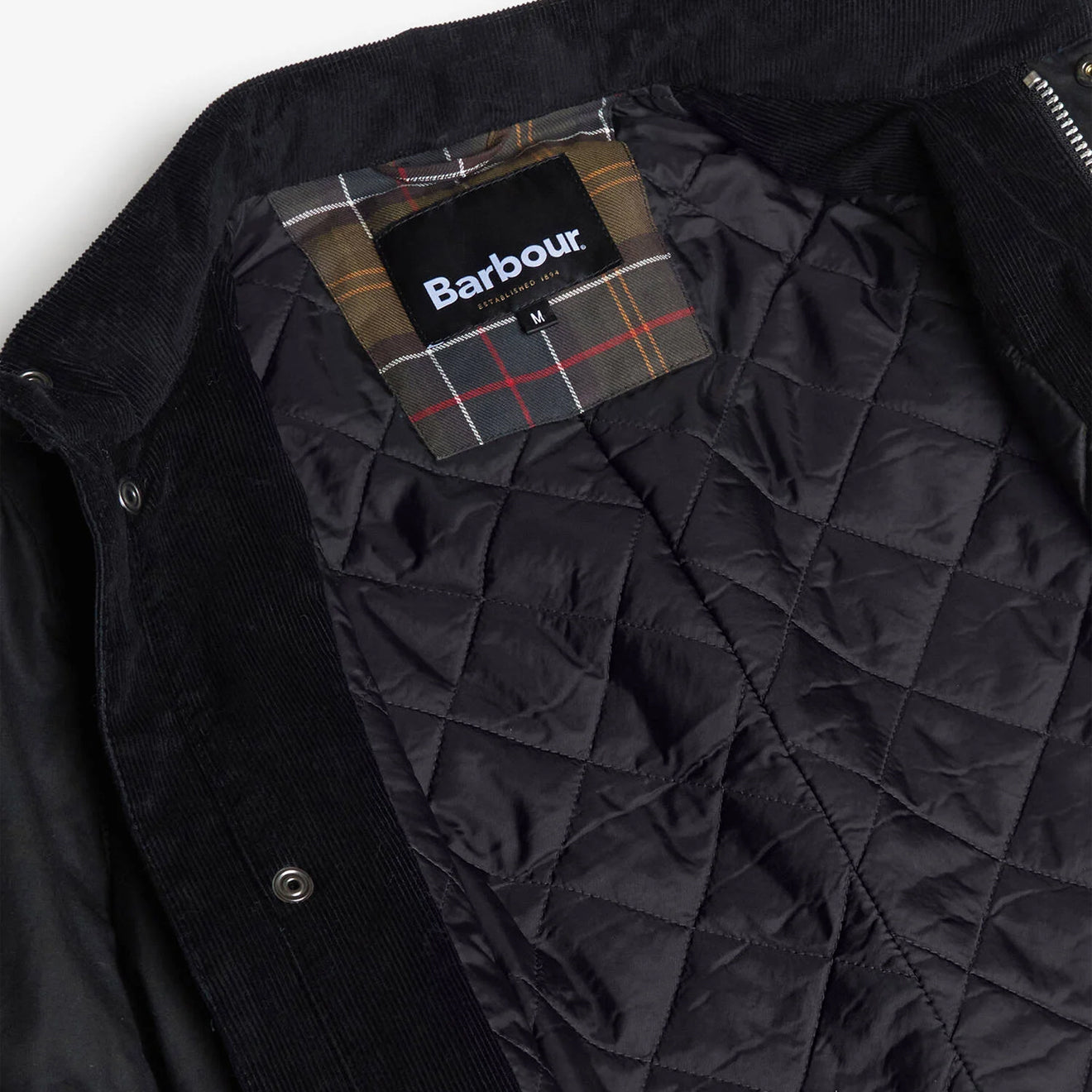 Barbour Corbridge Waxed Jacket Black/Classic