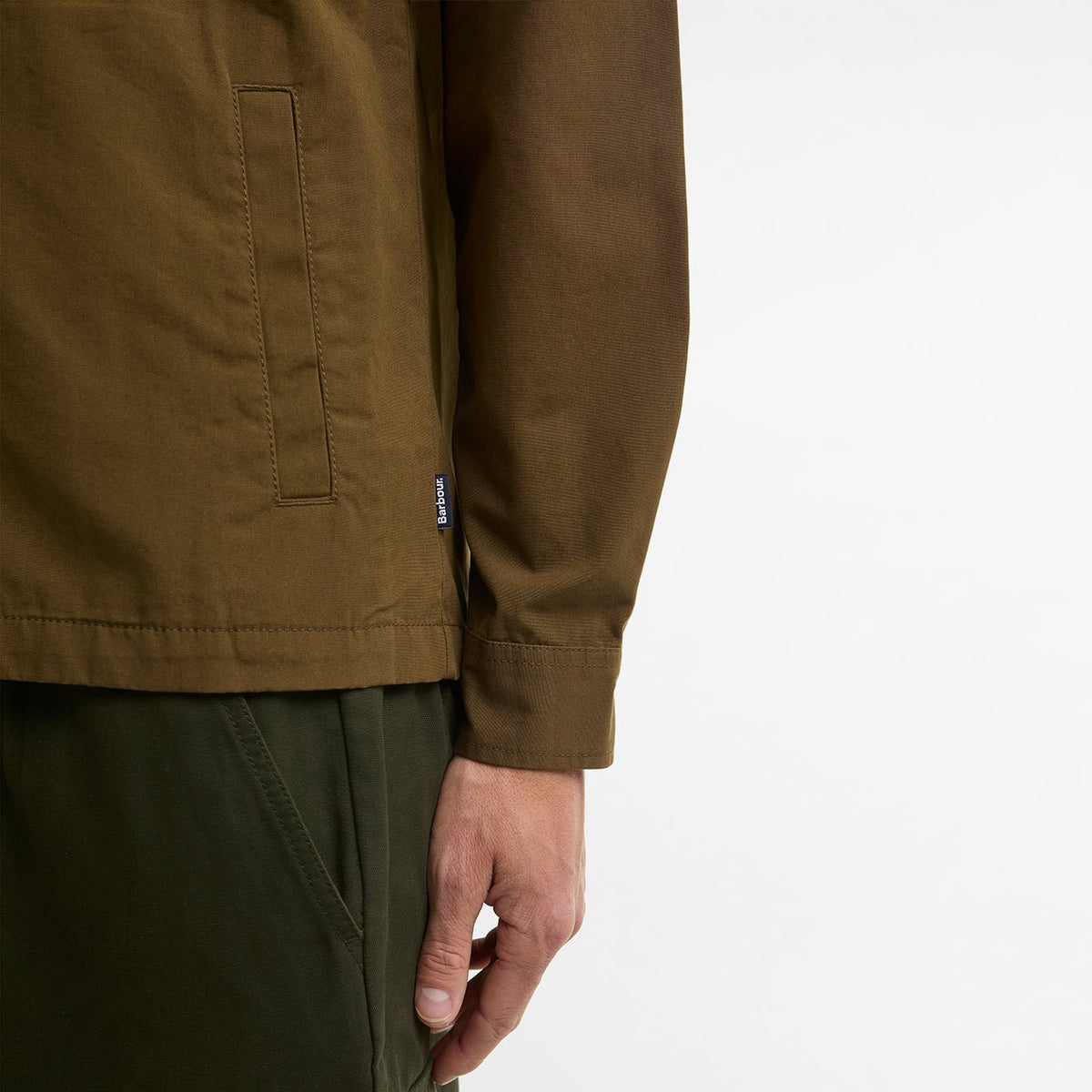 Barbour Cord Collar Twill Overshirt Beech
