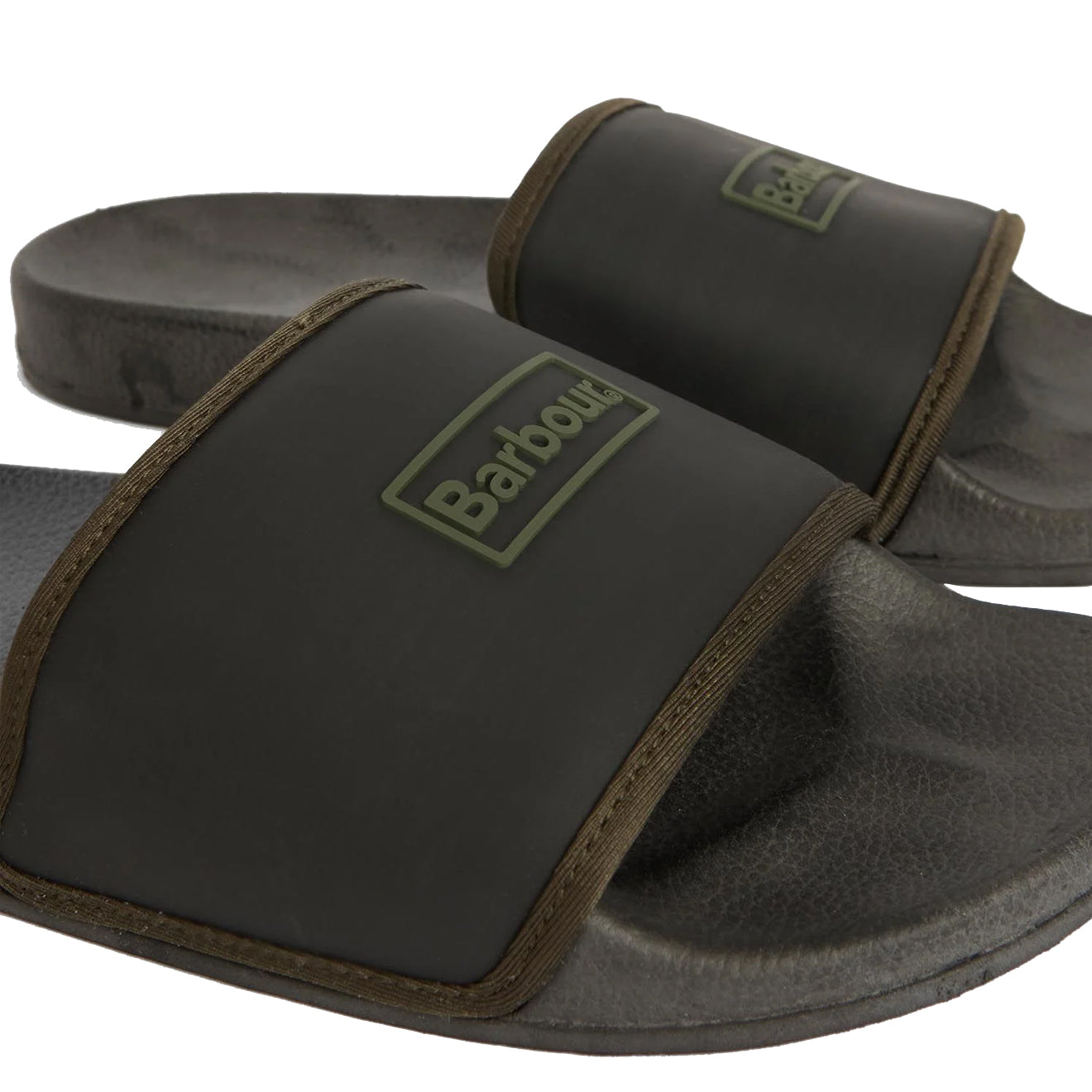 Barbour Cresswell Slider Black - The Sporting Lodge