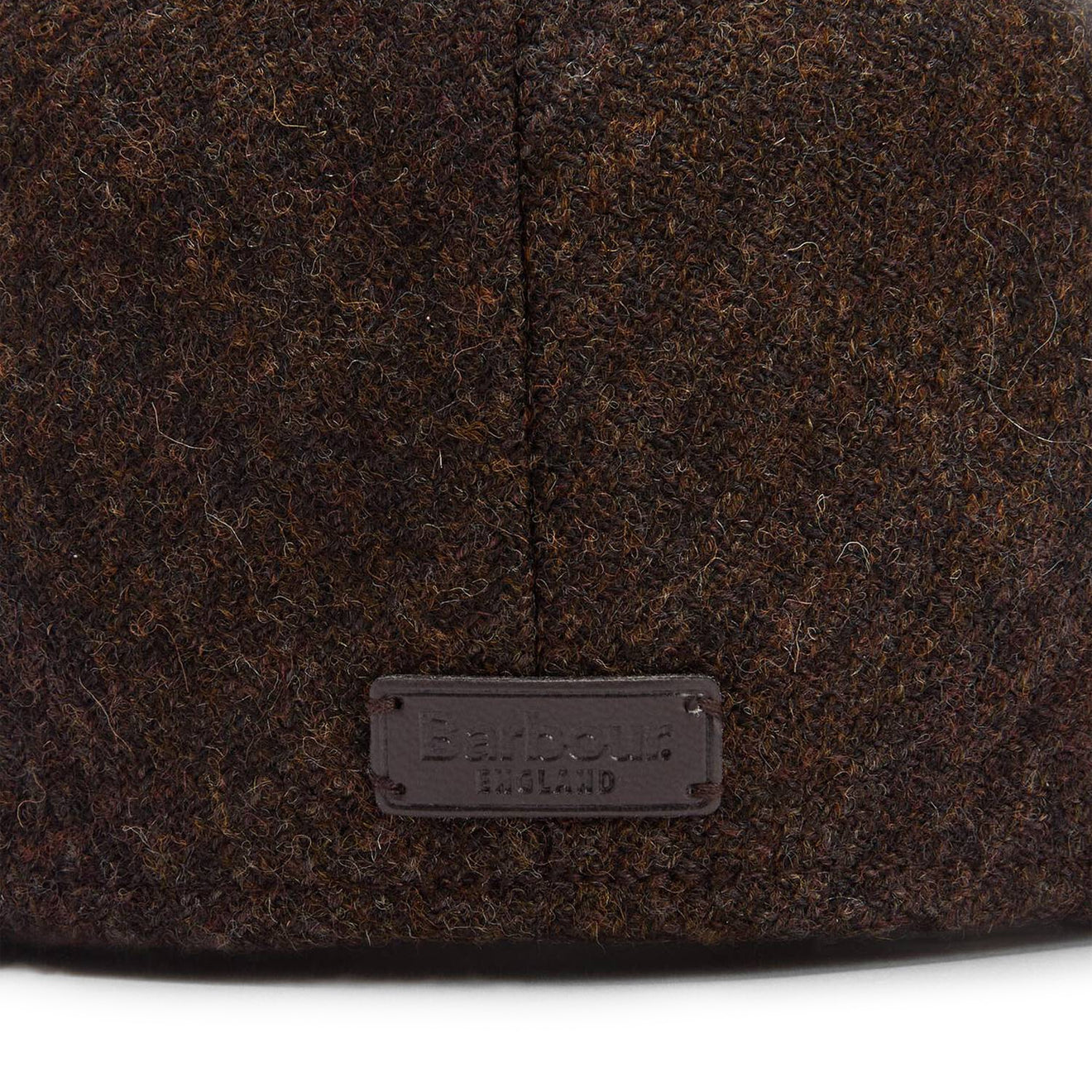 Barbour Deveron Tweed Flat Cap Coffee