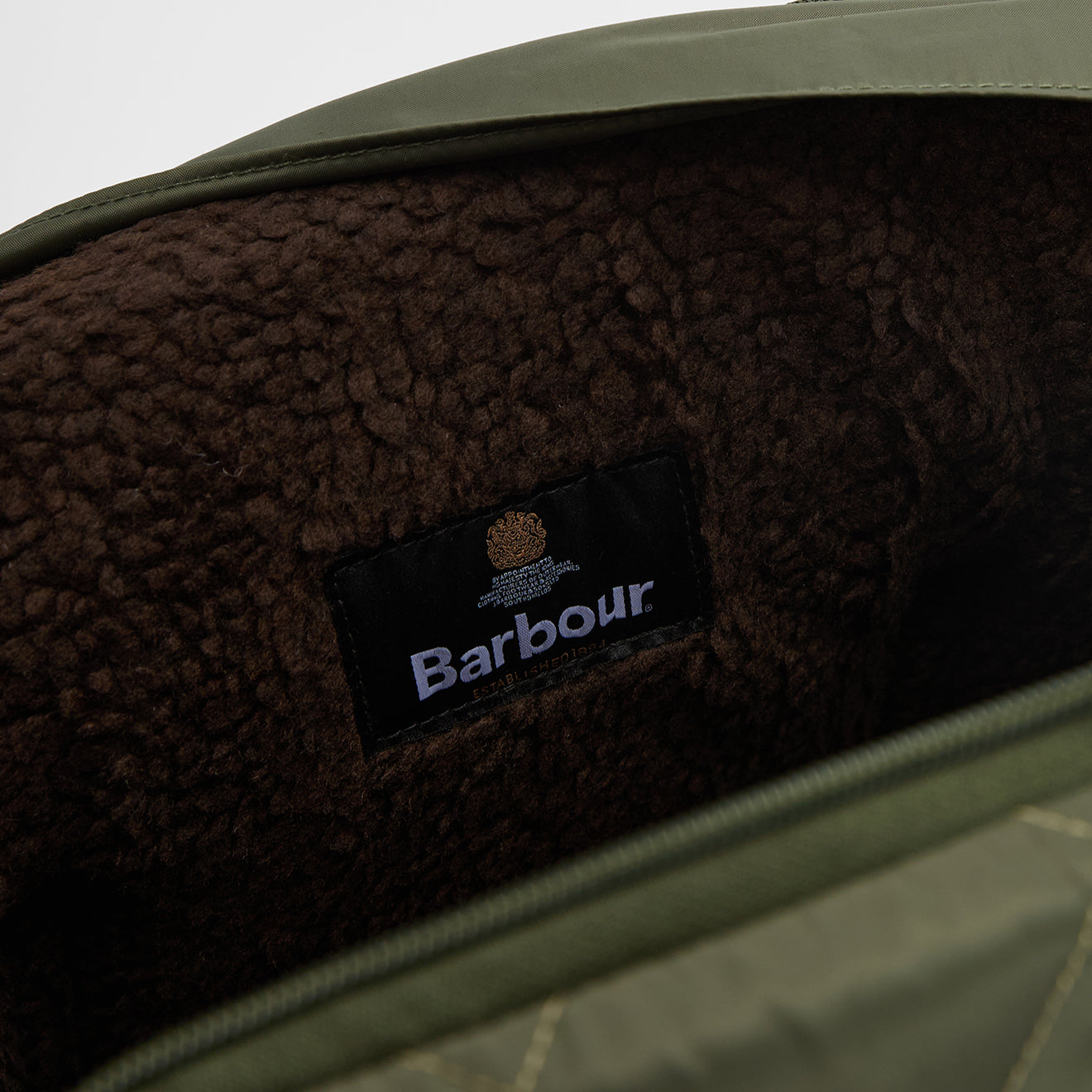 Barbour Dog Small Quilted Carrier Olive