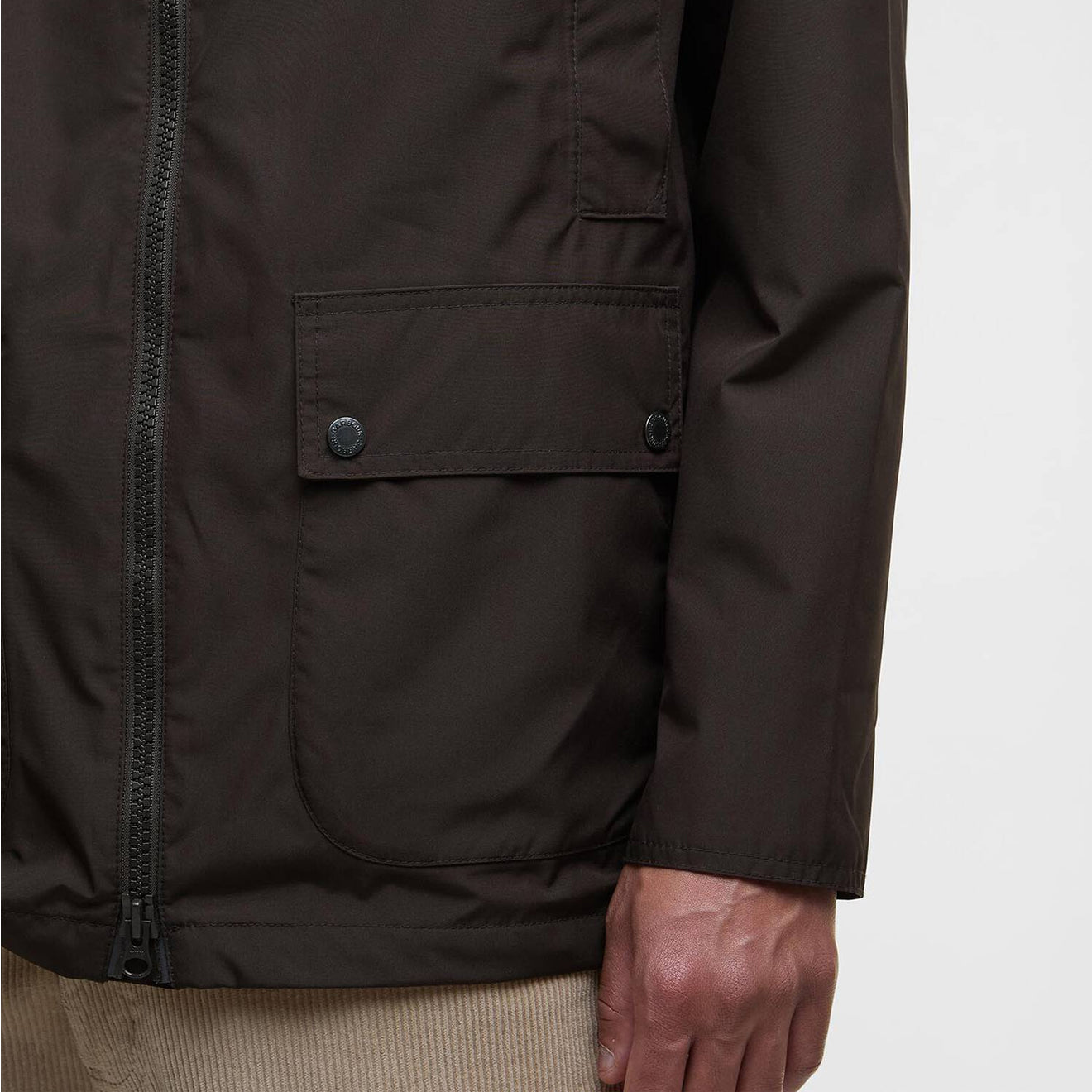 Barbour Domus Waterproof Jacket Black Oak