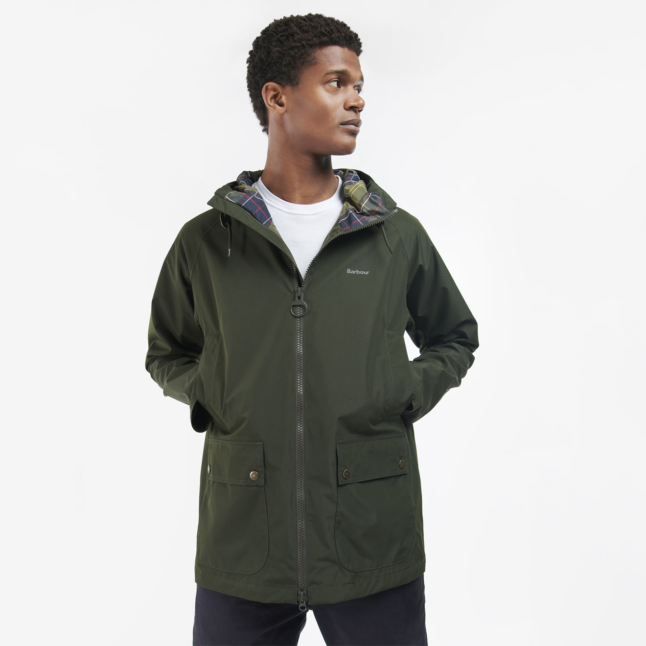 Barbour Domus Waterproof Jacket Sage/Classic