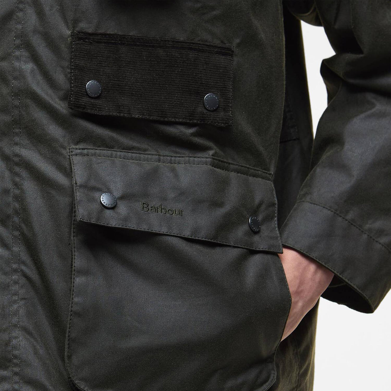 Barbour Editor Waxed Jacket Archive Olive