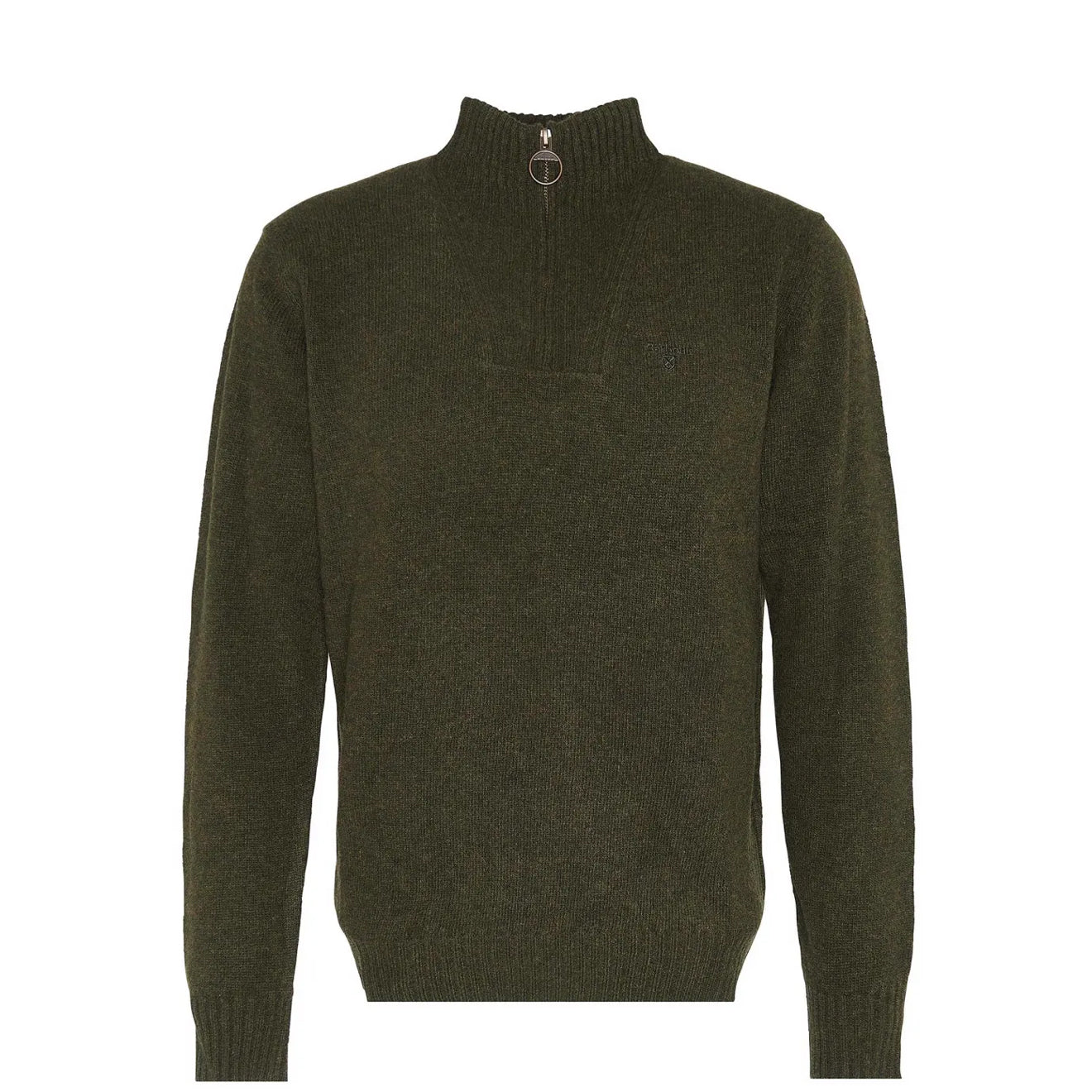 Barbour Essential Half Zip Jumper Seaweed