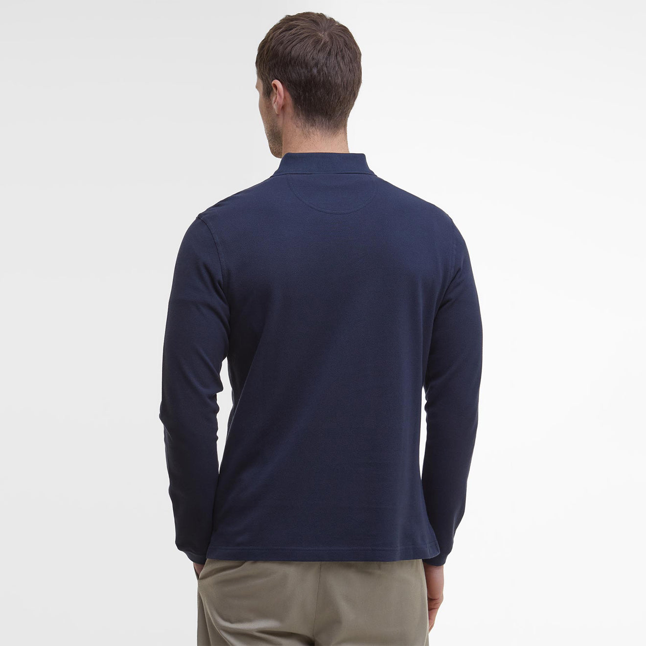 Barbour Essential L/S Polo Shirt Navy