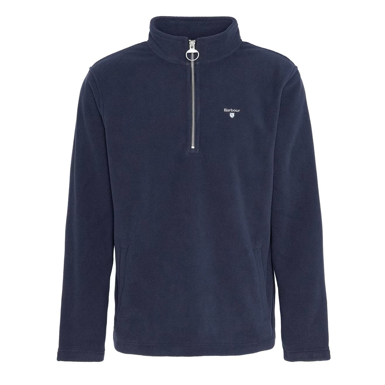 Barbour Essentials Half Zip Fleece Navy - The Sporting Lodge