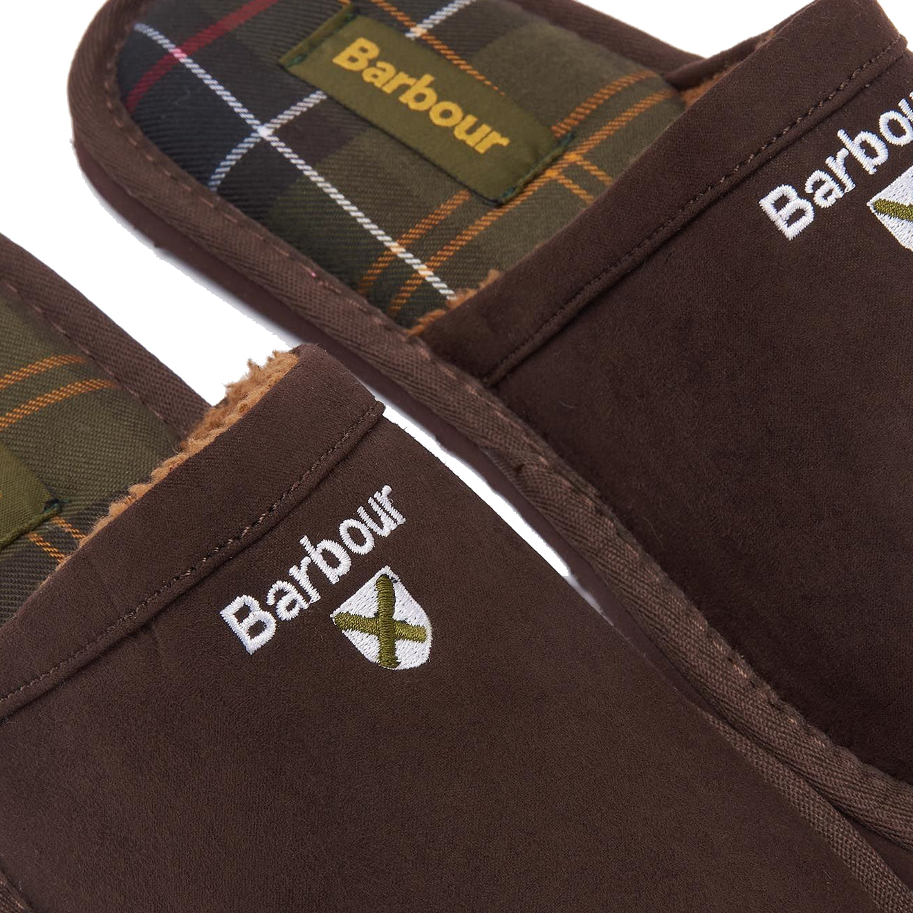 Barbour Everitt Mule Slipper Brown - The Sporting Lodge