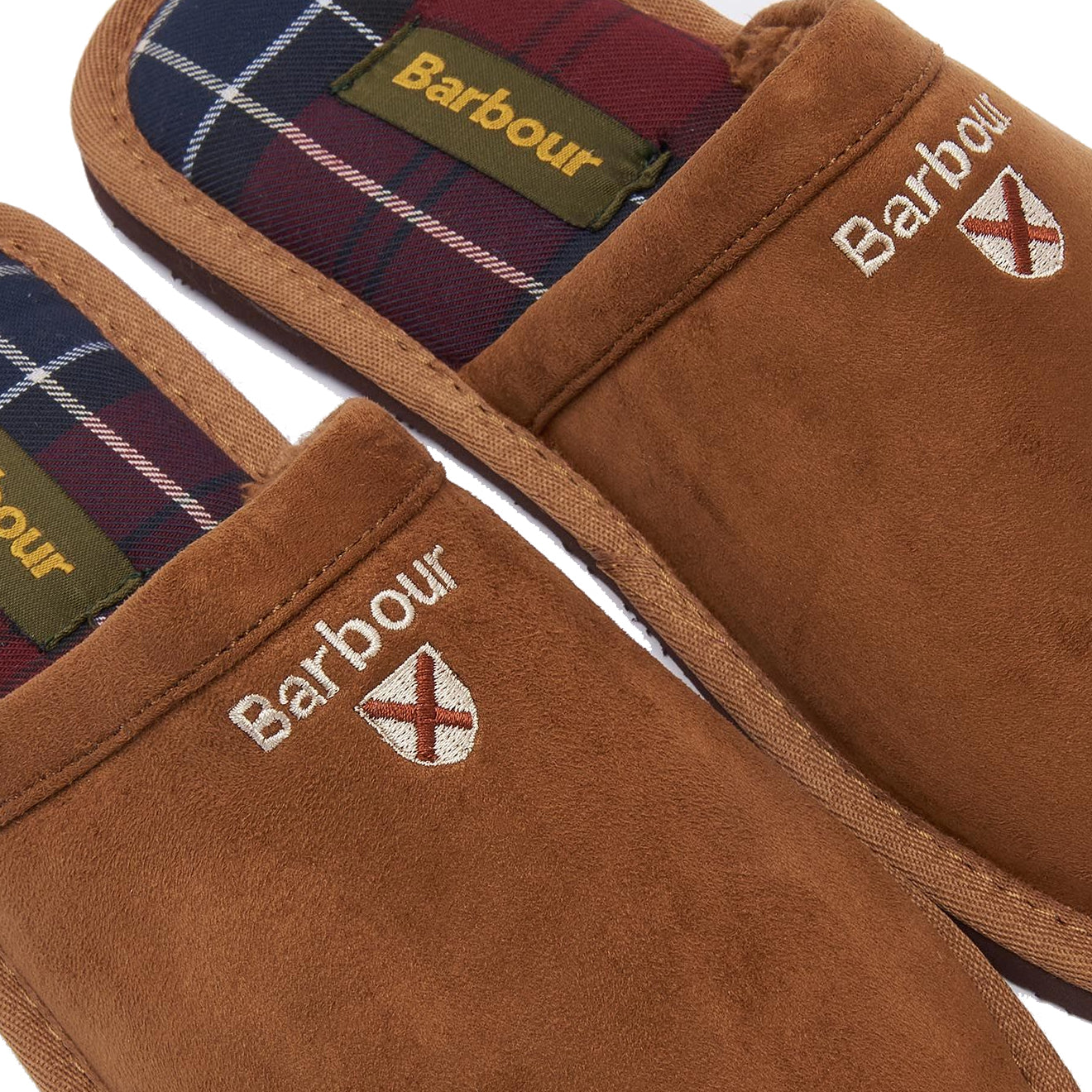Barbour Everitt Mule Slipper Camel - The Sporting Lodge