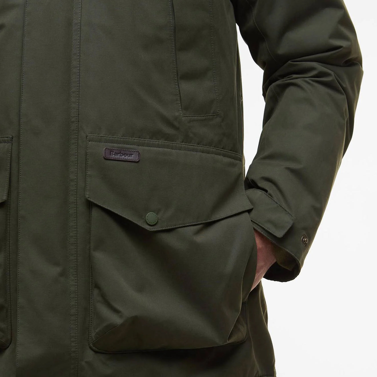 Barbour Farlam Waterproof Jacket Olive