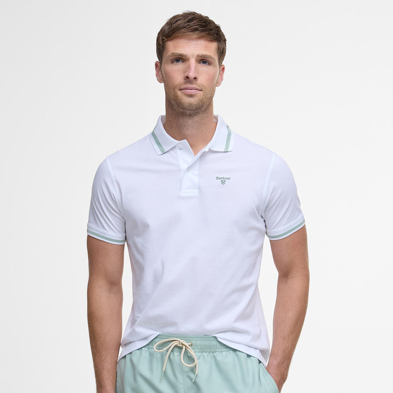 Barbour Ferrybridge Lightweight Polo Shirt White