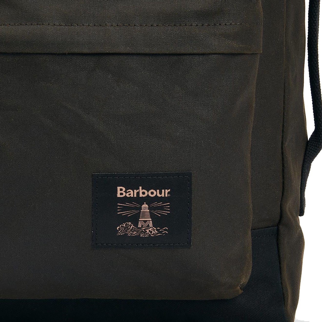 Barbour Field Wax Backpack Olive/Black - The Sporting Lodge
