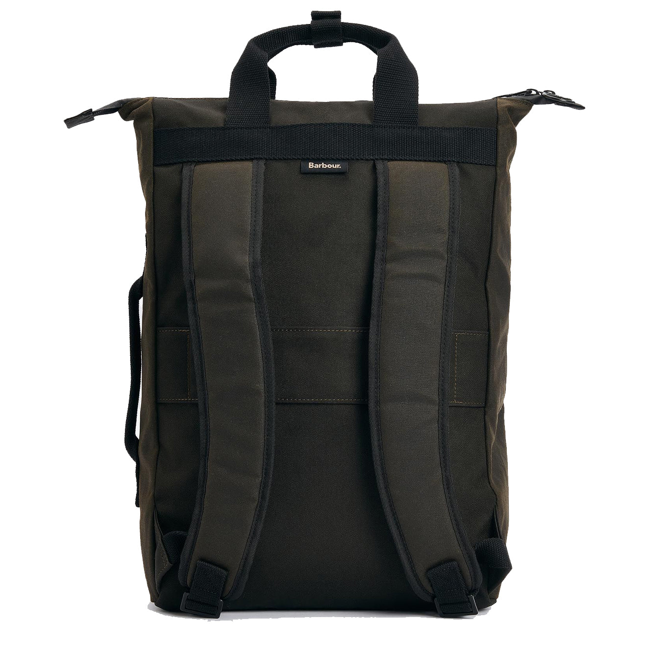 Barbour Field Wax Backpack Olive/Black - The Sporting Lodge