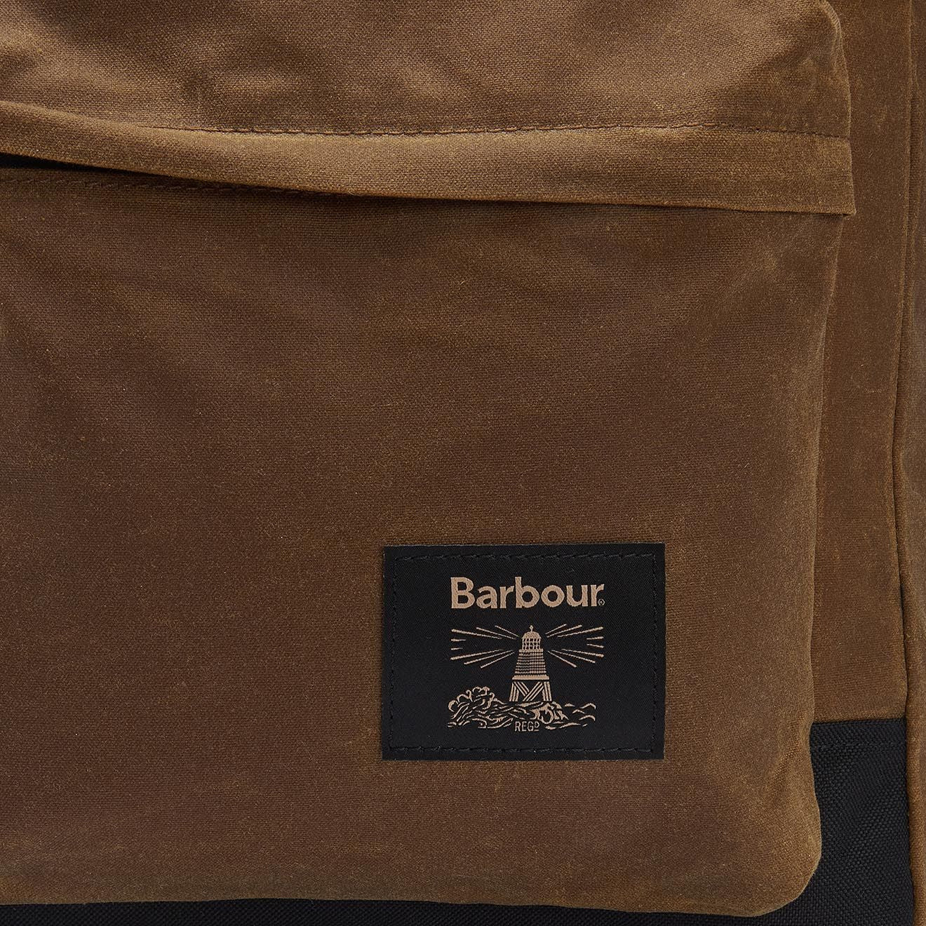 Barbour Field Wax Backpack Tan/Black - The Sporting Lodge