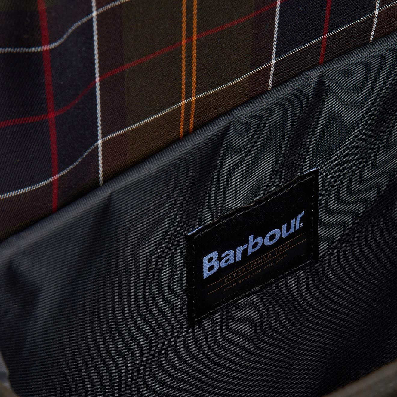 Barbour Field Wax Messenger Bag Olive - The Sporting Lodge