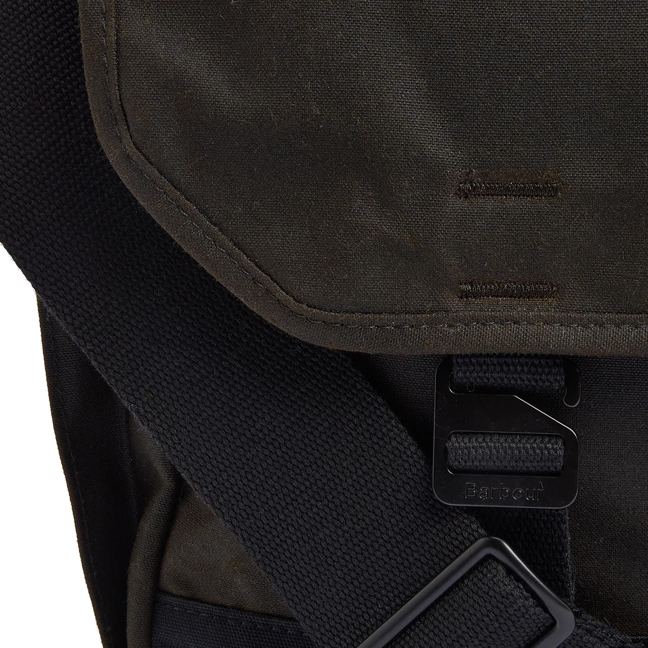 Barbour Field Wax Messenger Bag Olive - The Sporting Lodge