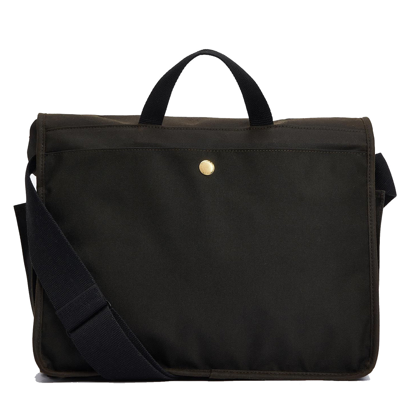 Barbour Field Wax Messenger Bag Olive - The Sporting Lodge