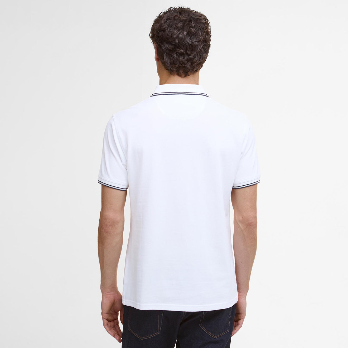 Barbour Fielding Tailored Polo Shirt White