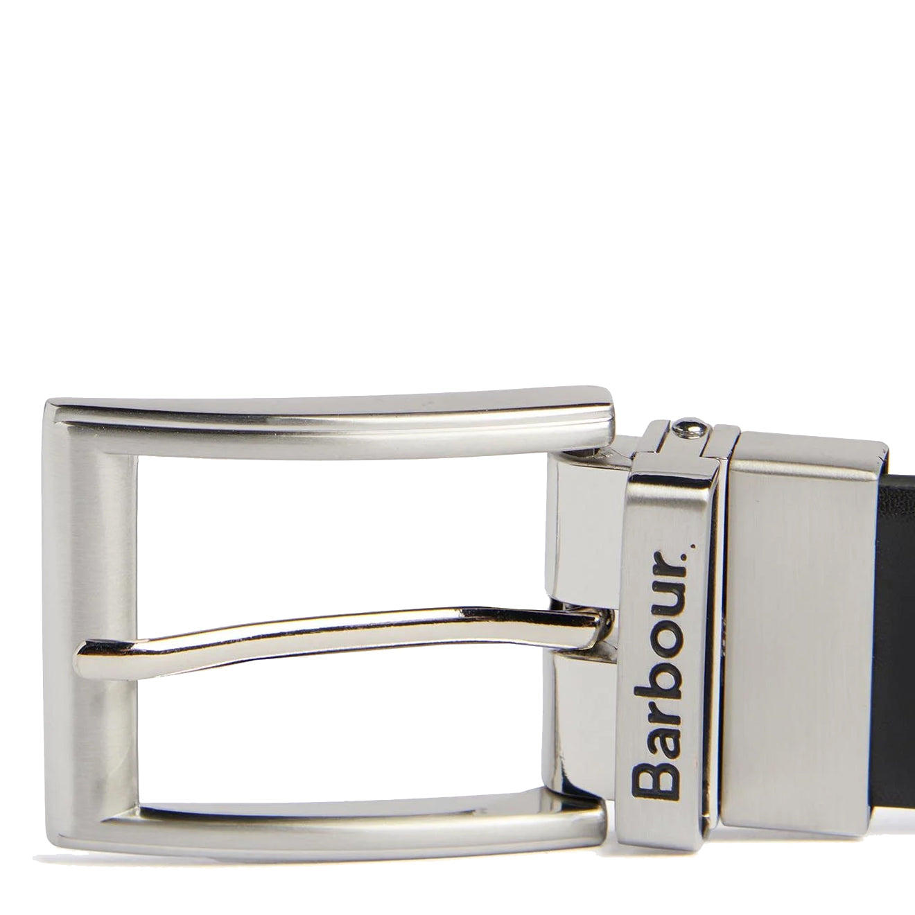 Barbour Fife Reversible Leather Belt Black/Chestnut Brown - The Sporting Lodge