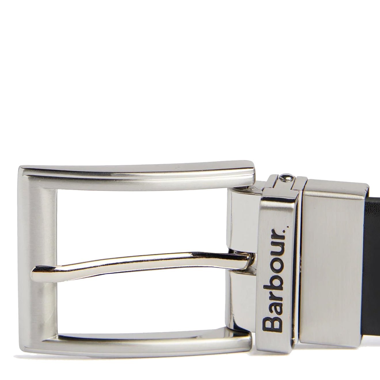 Barbour Fife Reversible Leather Belt Black/Chestnut Brown - The Sporting Lodge