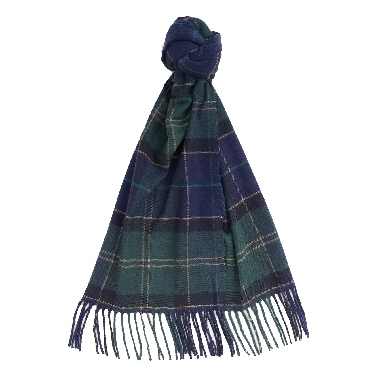 Barbour Galingale Tartan Scarf Green Loch - The Sporting Lodge